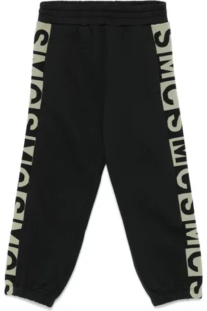 Stella McCartney Pantalon de jogging à logo en jacquard