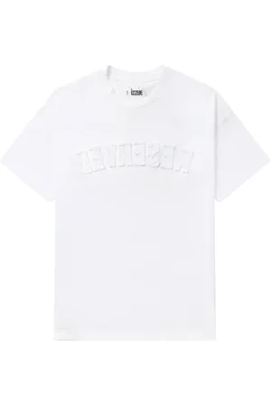 Izzue T-shirt en coton à détail appliqué
