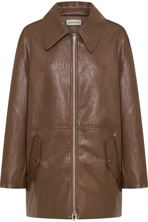 Nicholas Veste Jael en cuir artificiel