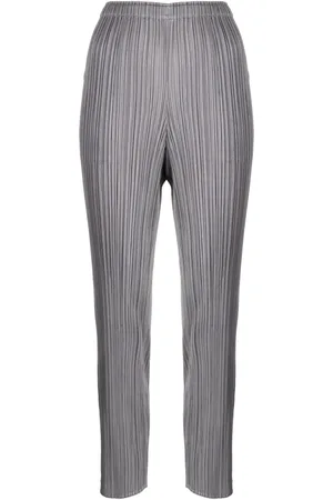 PLEATS PLEASE ISSEY MIYAKE Pantalon court à design plissé