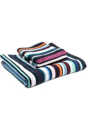 Missoni Serviette en coton à rayures