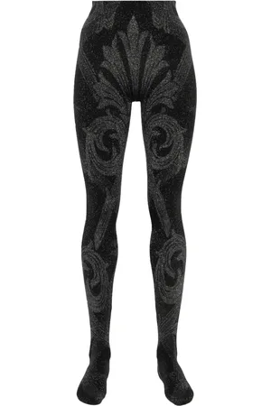 Wolford Collants en maille métallisée