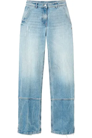 Twin-Set Jean ample à détails de coutures