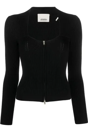 Isabel Marant Cardigan nervuré à encolure arrondie