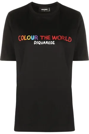 Dsquared2 T-shirt à slogan imprimé