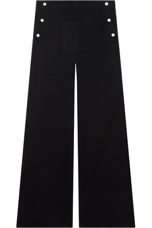 Courrèges Pantalon en coton mélangé à coupe ample