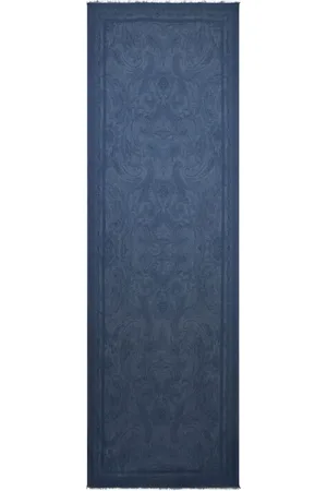 Etro écharpe frangée à motif cachemire