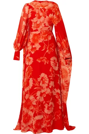 Erdem Robe longue à design drapé