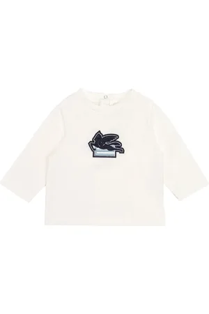 Etro T-shirt à logo Pegaso brodé en coton