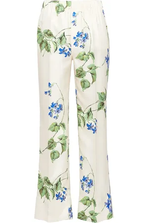Prada Pantalon à fleurs