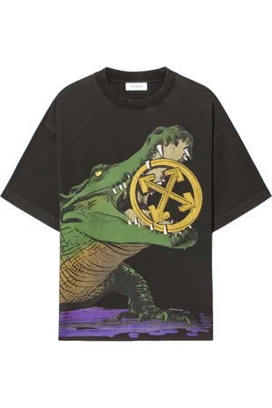 OFF-WHITE T-shirt Croco Skate