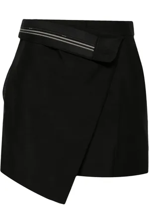 Fendi Short en jean à taille pliée
