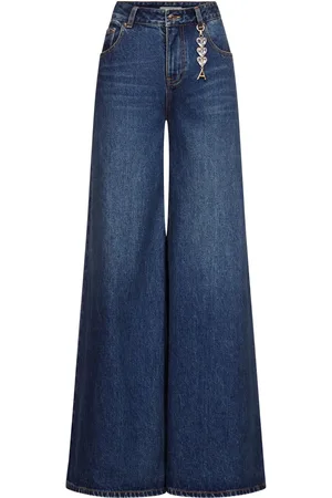 AREA Jean ample Crystal Heart Charm