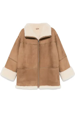 Totême Veste Signature en peau retournée