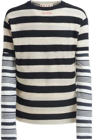 Marni Sweat rayé à design superposé