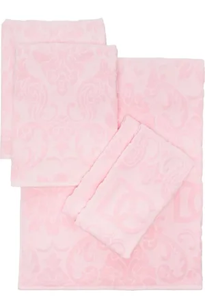 Dolce & Gabbana Lot de cinq serviettes en tissu éponge