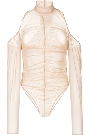 Boyarovskaya Body froncé en résille