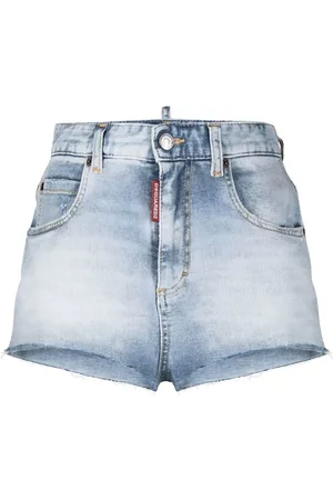 Dsquared2 Short en jean à taille haute