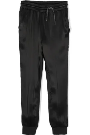 Karl Lagerfeld Pantalon de jogging satiné à lien de resserrage