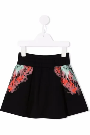 MARCELO BURLON Jupe évasée à imprimé Wings