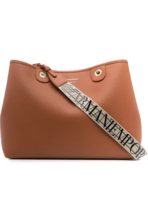Emporio Armani Sac cabas à logo imprimé