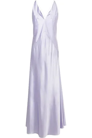 Lethicia Bronstein Robe longue à col v