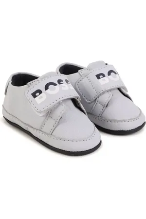 HUGO BOSS Chaussures pré-marche en cuir à logo imprimé