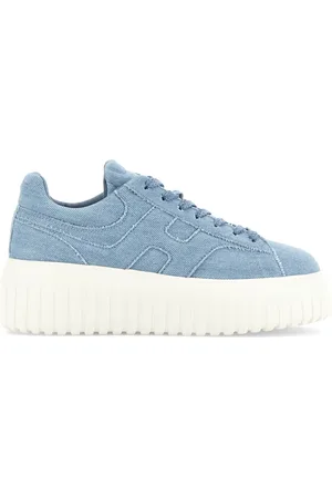 Hogan Baskets H-Stripes en daim
