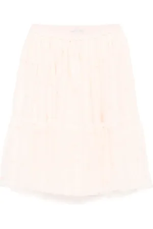 Stella McCartney Tutu en tulle à cœurs brodés