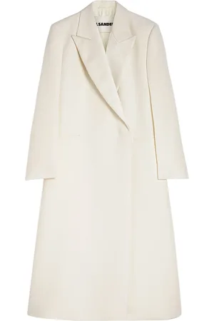 Jil Sander Manteau à empiècement en dentelle