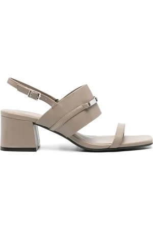Calvin Klein Sandales en cuir à bride arrière 45 mm