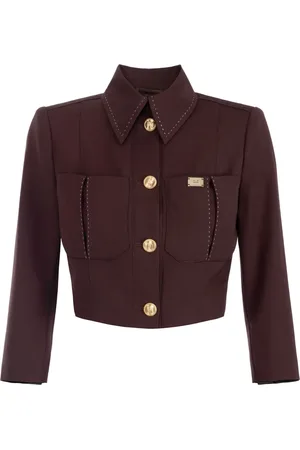 Elisabetta Franchi Veste en laine à coutures contrastantes
