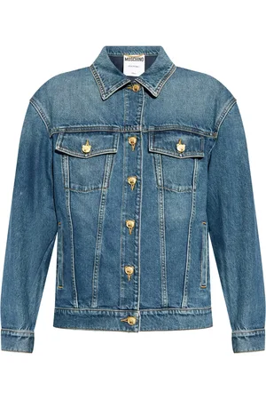 Moschino Veste en jean à motif ourson