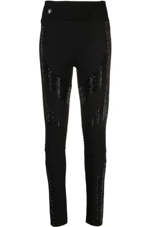 Philipp Plein Legging strassé à taille haute