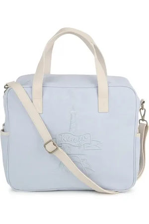 Kenzo Sac à langer en toile à logo brodé