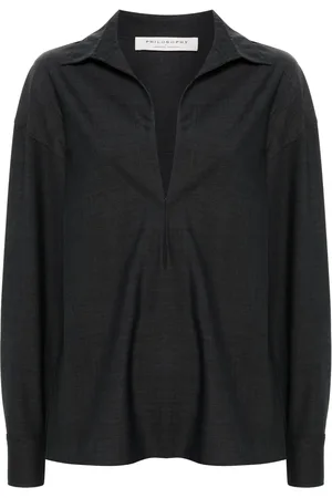 Serafini Blouse à col v