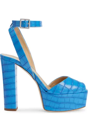 Giuseppe Zanotti Sandales Betty 120 mm à imprimé crocodile