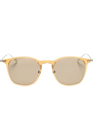 Montblanc Lunettes de soleil teintées à monture ronde