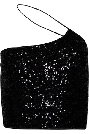 Oseree Haut crop à sequins