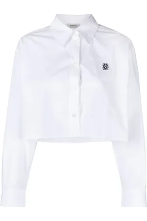 Sandro Chemise à motif monogrammé brodé
