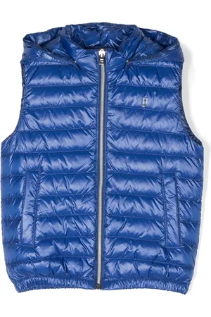 HERNO Gilet matelassé à plaque logo