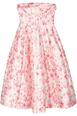 Serafini Robe mi-longue à fleurs