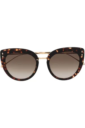 Isabel Marant Lunettes de soleil teintées à monture papillon