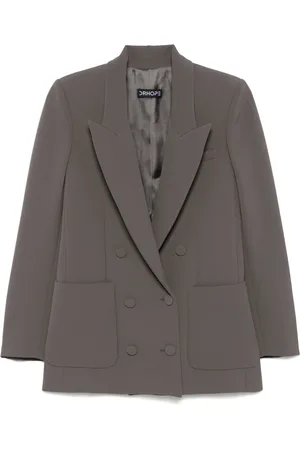 DRHOPE Blazer à boutonnière croisée