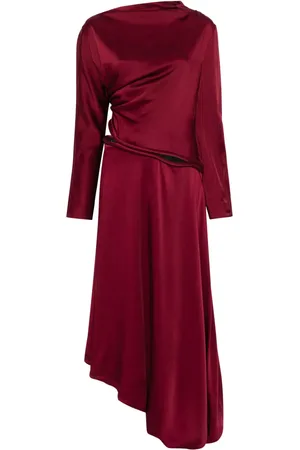 Victoria Beckham Robe mi-longue à bords passepolés