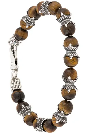 EMANUELE BICOCCHI Bracelet en œil de tigre