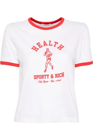 Sporty & Rich T-shirt NY Running Club Ringer