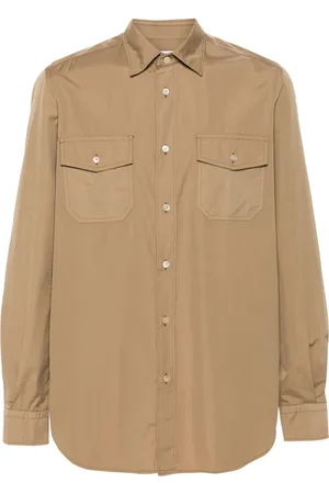Boglioli Chemise en coton à manches longues