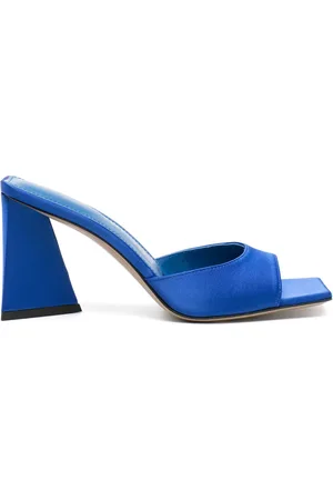 The Attico Mules Mini Devon 85 mm en satin
