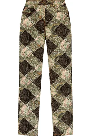 Etro Jean évasé à motif cachemire